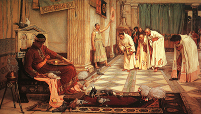 The Favourites of the Emperor Honorius John William Waterhouse